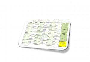30 day writing challenge calendar